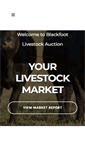 Mobile Screenshot of blackfootlivestockauction.com